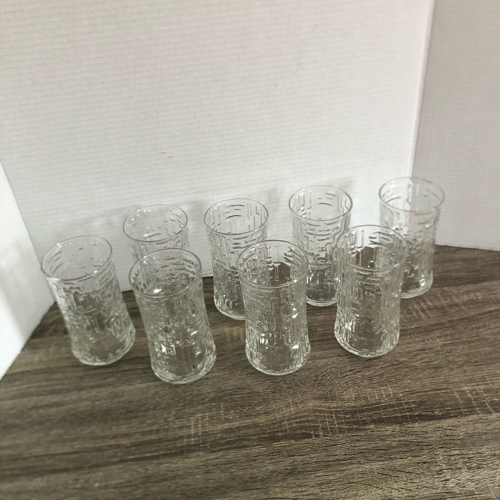 1970s Libbey Artica Crystal Tumbler Set